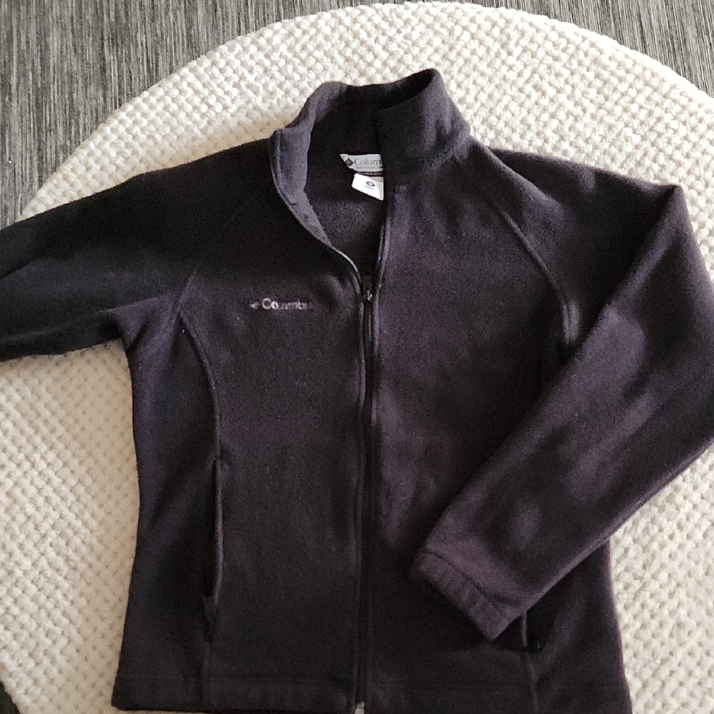 Columbia Black Full-Zip Jacket